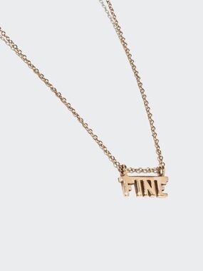 ISO J. Hannah x Winden 'FINE' Gold Necklace